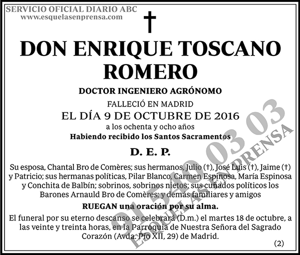 Enrique Toscano Romero